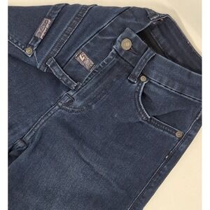 7 Seven For All Mankind Kimmie‎ Straight Leg Stretch Denim Jeans Womens 26x32